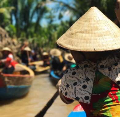 Locales en el rio Mekong - Vietnam-Buscomiviaje