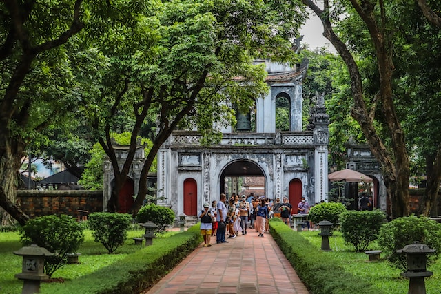 Templo de la Literatura - Hanoi - Vietnam - Buscomiviaje