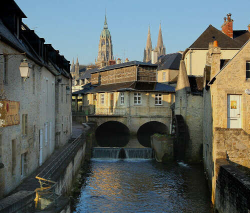Rio de Bayeux durante un viaje a Normandía.