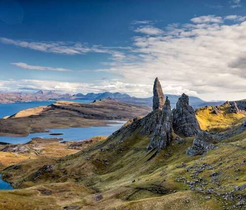 Paisajes de la isla de Skye, durante una ruta por Escocia