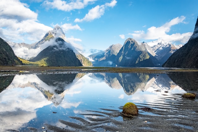 Milford Sound durante visita privada a Nueva Zelanda