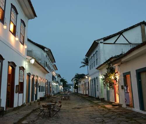 Centro histórico de Paraty en la Costa Verde